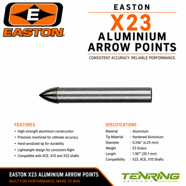 EASTON | X23 ALUMINUM ARROW POINTS  | ARROWS & ACCESORIOS  | ARROW POINTS