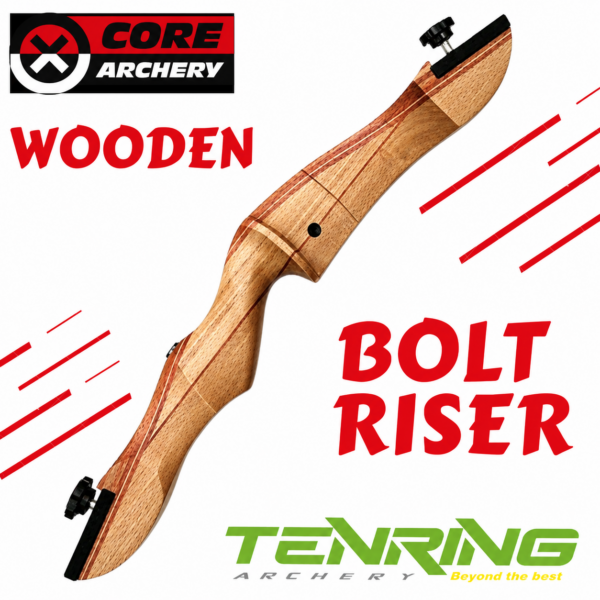 CORE ARCHERY | VERVE  | WOODEN RISER | BOLT/SCREW TYPE RECURVE BOW