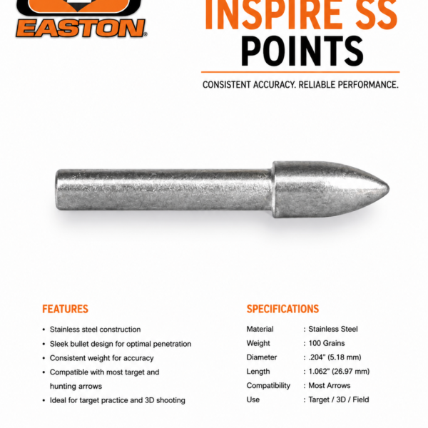 EASTON | INSPIRE SS POINTS  | ARROWS & ACCESORIOS  | ARROW POINTS