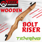 CORE ARCHERY | VERVE  | WOODEN RISER | BOLT/SCREW TYPE RECURVE BOW