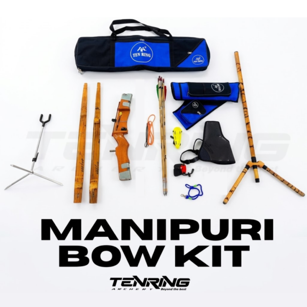 MANIPURI | BOW KIT COMPELTE WITH 6 ARROWS (ALL SIZES)  | INDIAN ROUND BOW & ACCESORIES | INDIAN ROUND BOW & ACCESORIES