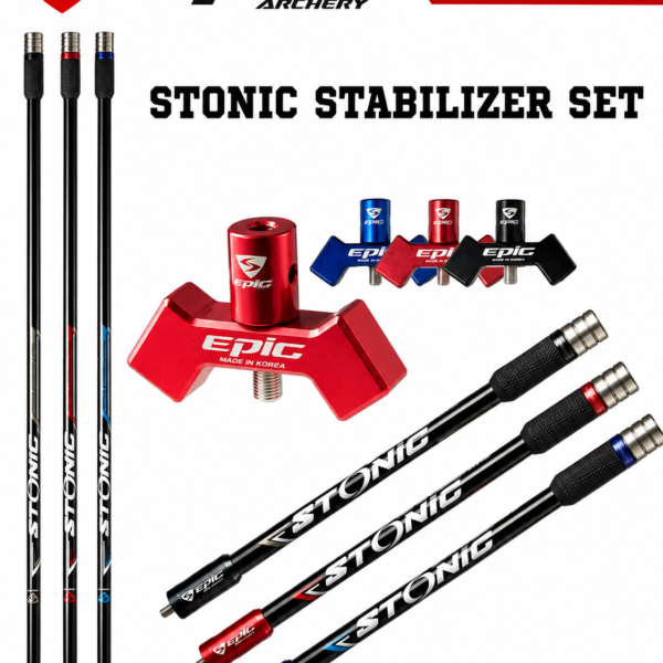 EPIC | STONIC PLUS CARBON | RECURVE STABILISER SET | RECURVE BOW