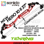 SANLIDA | HERO X10 II | 37" | UNIVERSAL | COMPOUND BOW