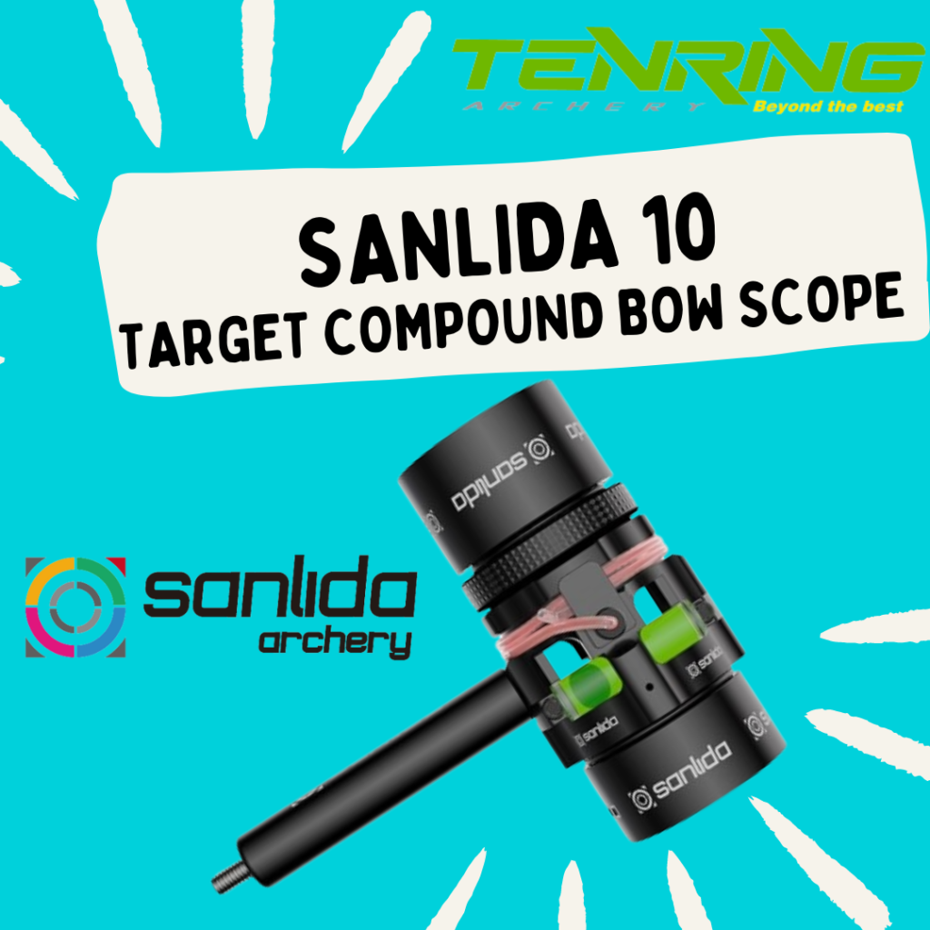 SANLIDA 10 SIGHT SCOPE TARGET COMPOUND BOW TENRING ARCHERY