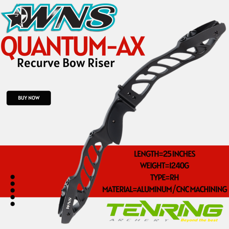 WNS BY WIN&WIN | QUANTUM AX | 25″ | RISER | RECURVE BOW – TENRING ARCHERY