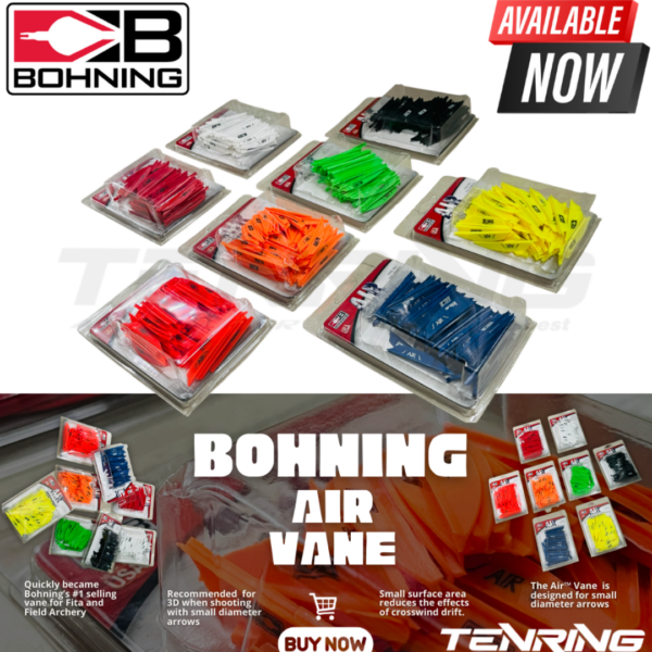 BOHNING | AIR VANES | ARROW AND ACCESSORIES (100pcs)