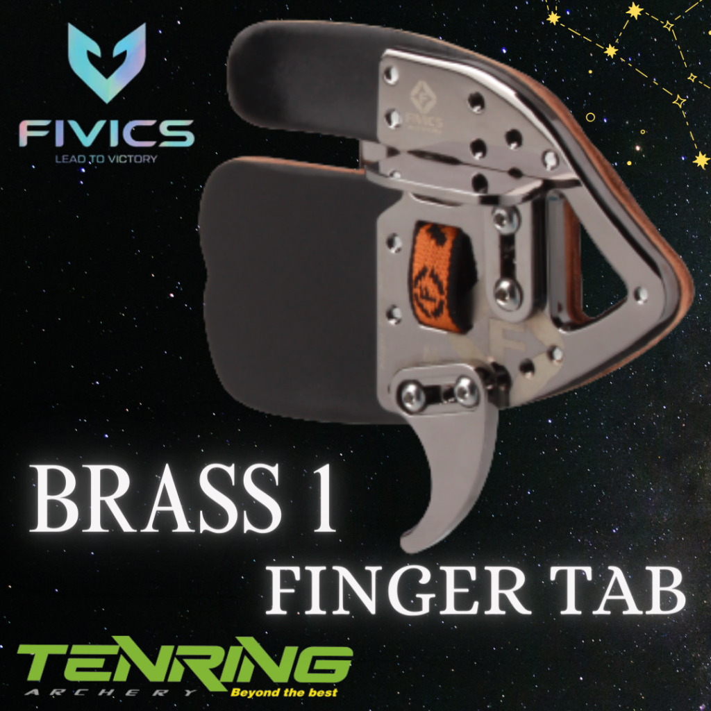 FIVICS | BRASS SAKER 1 | RECURVE’S | FINGER TAB – TENRING ARCHERY