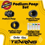 SPECIALTY ARCHERY | PODIUM PEEP | SET | POWER PEEP SIGHT | COMPOUND BOW