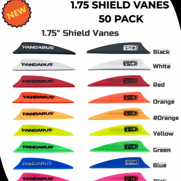 PANDARUS | 1.75 SHIELD VANES | 50 PACK