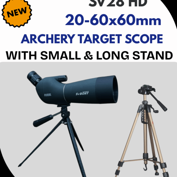 SV BONY | SV28 HD | 20-60x 60 ARCHERY TARGET SCOPE | WITH STAND