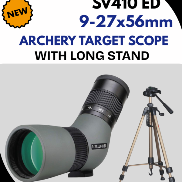 SV BONY | SV410 | 9-27x56 ED MINI | ARCHERY TARGET SCOPE | WITH STAND
