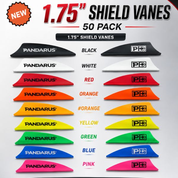PANDARUS | 1.75 SHIELD VANES | 50 PACK