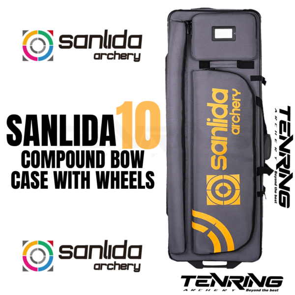 SANLIDA | 10 | COMPOUND BOW CASE WITH WHEEL