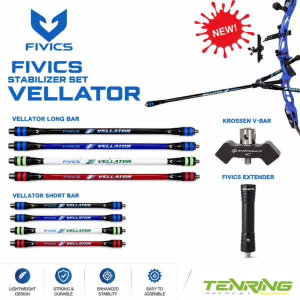 FIVICS | VELLATOR | STABILIZER SET | RECURVE BOW