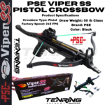 PSE | VIPER SS 50# BLACK | PISTOL | CROSSBOW