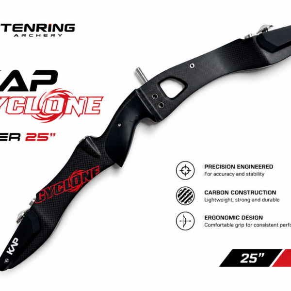 KAP | CYCLONE | RECURVE RISER 25''